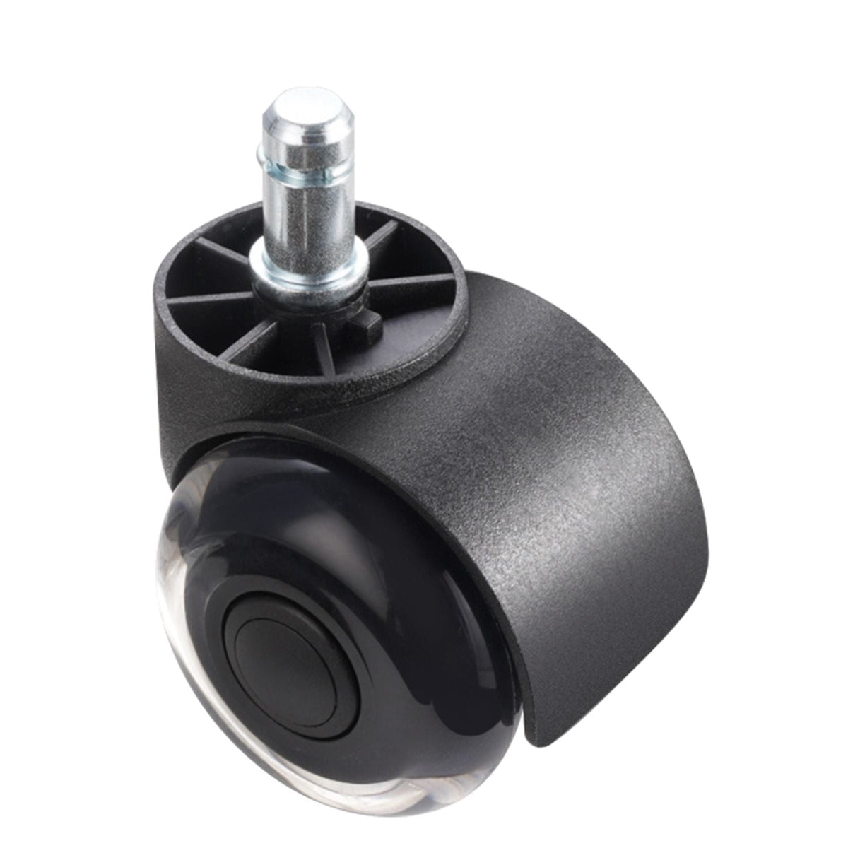 Office Chair Wheels, Set of 5, 2 inch Caster Wheels Replacement for Hardwood Floors and Carpet, Heavy Duty Computer Gaming Desk Casters with Double Wheels, 440 lbs Load Capacity, Universal Fit