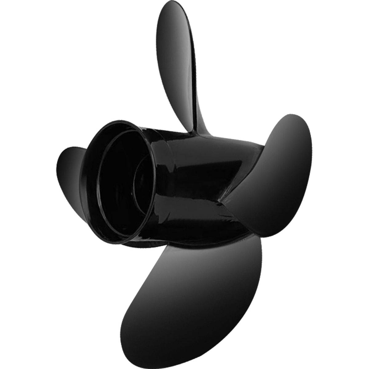 Outboard Propeller, Replace for OEM 48-8M0084495, 4 Blades 14\" x 19\" Aluminium Boat Propeller, Compatible with 135-300HP 2-Stroke & 4-Stroke Outboards, Alpha&Bravo I Stern-Drives, RH