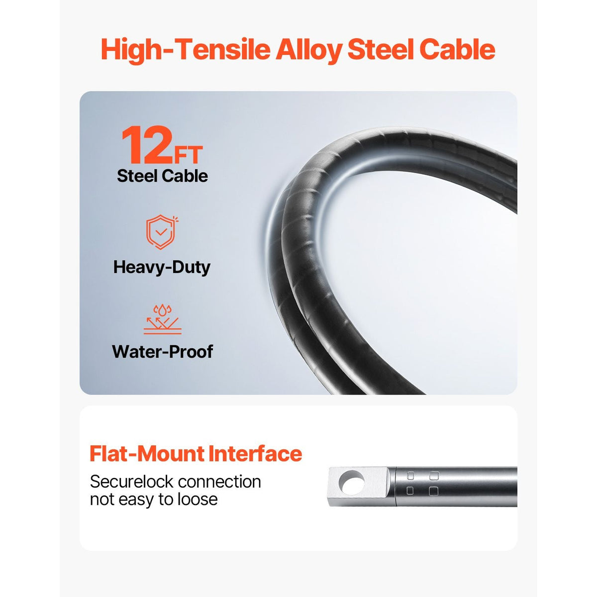 Outboard Steering System 10' Steering Cable Marine Steering System 3/4'' Steering Shaft with 13.5 Inch Wheel Flat Interface Marine Steering Kit for Yachts and Waterborne Vehicles, Black