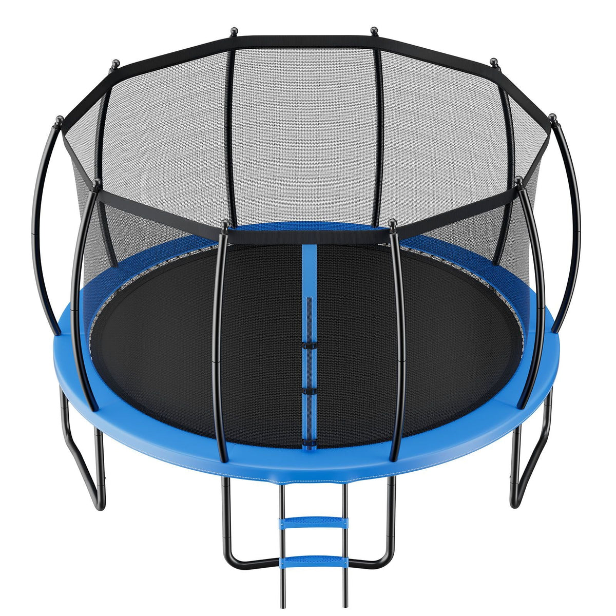 Outdoor Trampoline, 16FT Recreational Trampoline, ASTM Approved Trampolines with Enclosure Net & Thickened Pad, Max 475 lbs Weight Capacity, Anti-Rust Backyard Trampolines for Kids & Adults