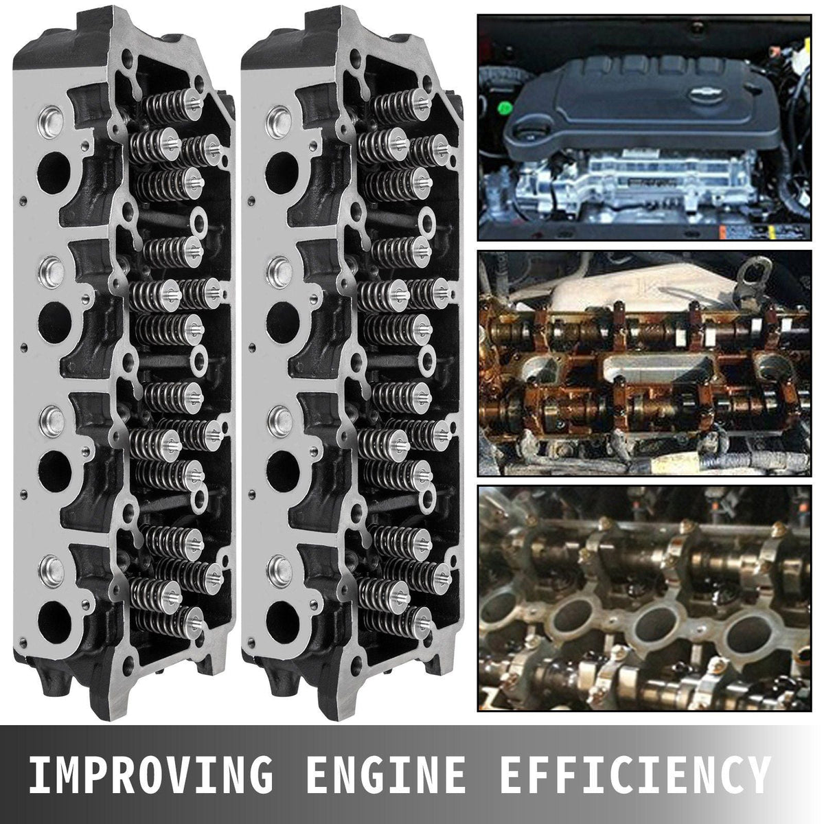 Pair Cylinder Heads for Ford 6.0 Turbo Diesel Truck 18mm Bare Casting No Core