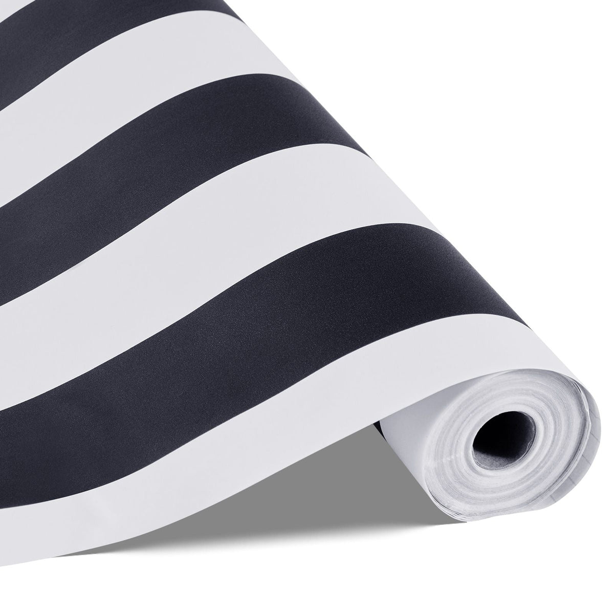 Peel and Stick Wallpaper, 17.7 x 590.5 inch Contact Paper Black White Modern Geometric Waterpoof Self Adhesive, Easy to Clean Wall Decorative Vinyl Roll for Bedroom Kitchen Bathroom Office