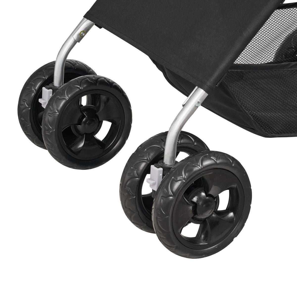 Pet Stroller, 35 lbs Weight Capacity, Foldable Dog Stroller Cart, 4 Wheels Cats Pram with Detachable Carrier & Mesh Windows, Portable Animal Carrier with Brake for Small to Medium Pets