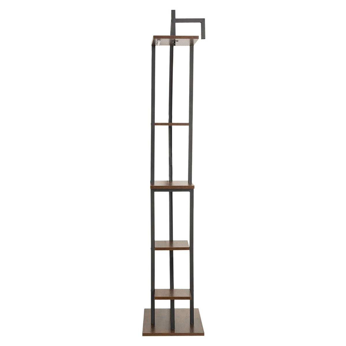 Plant Stand Indoor with Grow Lights, 63 in Tall 6-Tiered Lighted Plant Shelf, 2 Pack Metal Corner Plants Holder, 3 Timer & 10 Brightness, Half-Moon Shaped Flower Display Rack for Living Room