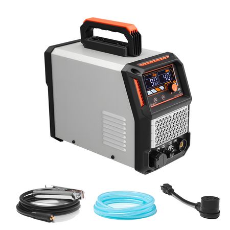 Plasma Cutter, 65A Non-Touch Pilot Arc Plasma Cutting Machine Non-High Frequency - with 2T/4T Function & Adjustable PT Time, 110V/220V Dual Voltage Digital Display IGBT Inverter