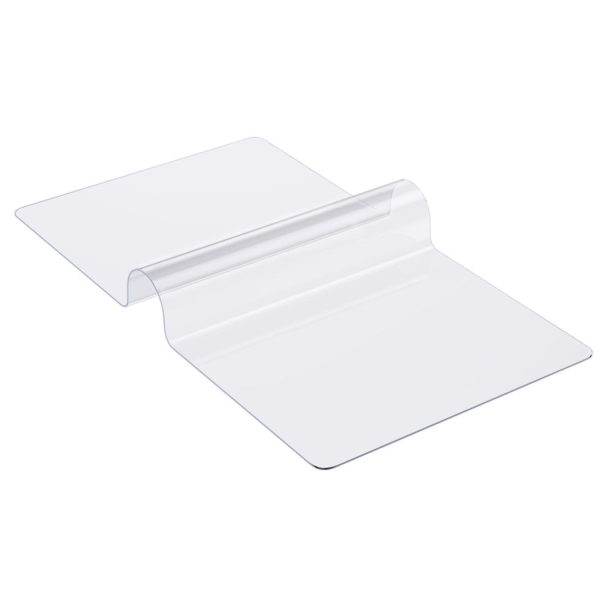 Plastic Table Cover, 16 x 32 Inch 1.5 mm Thick Clear Table Protector, Rectangle PVC Desk Mat, Waterproof & Easy Cleaning Desk Pad Tablecloth, for Office Dresser Dining Room Table Night Stand