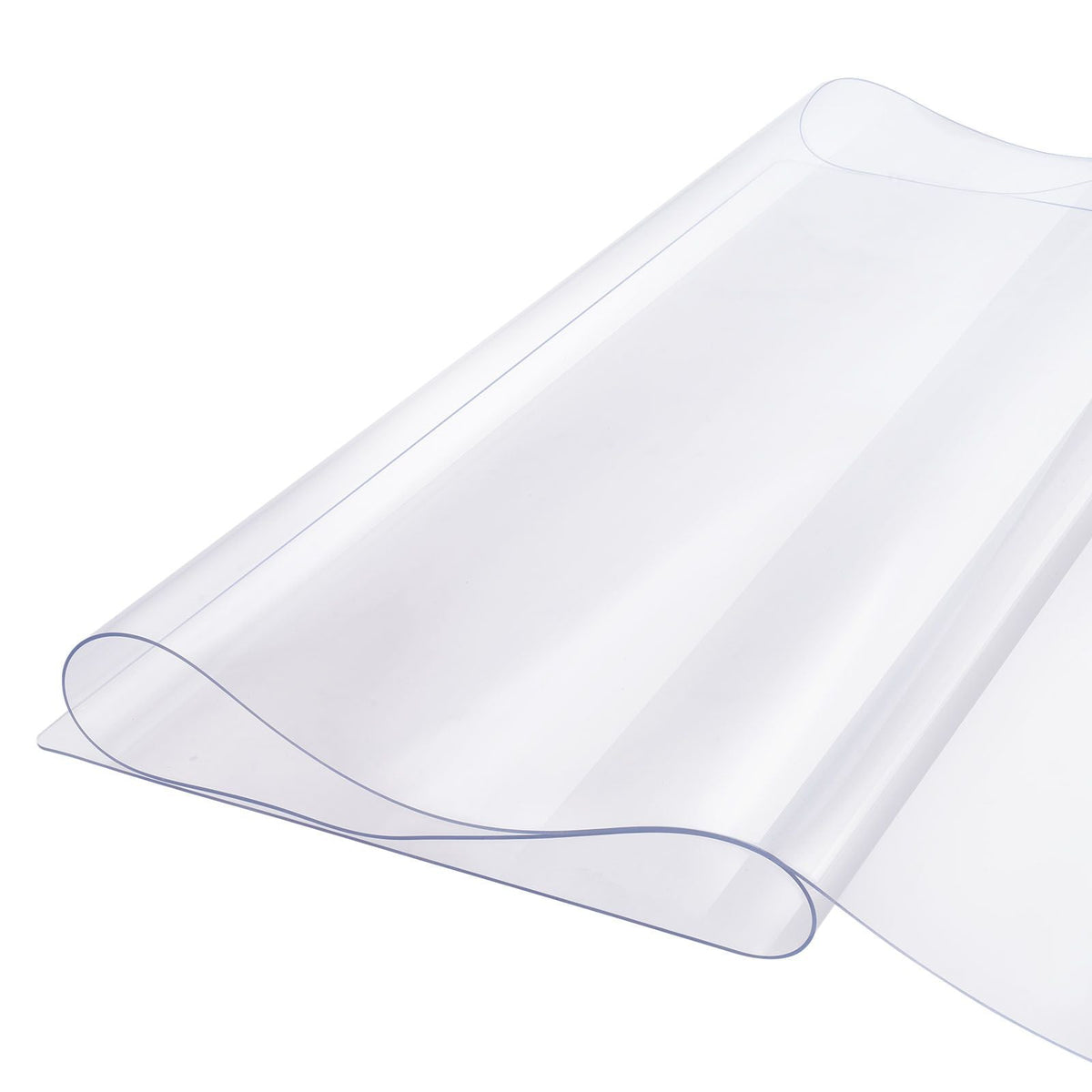 Plastic Table Cover, 42 x 96 Inch 1.5 mm Thick Clear Table Protector, Rectangle PVC Desk Mat, Waterproof & Easy Cleaning Desk Pad Tablecloth, for Office Dresser Dining Room Table Night Stand