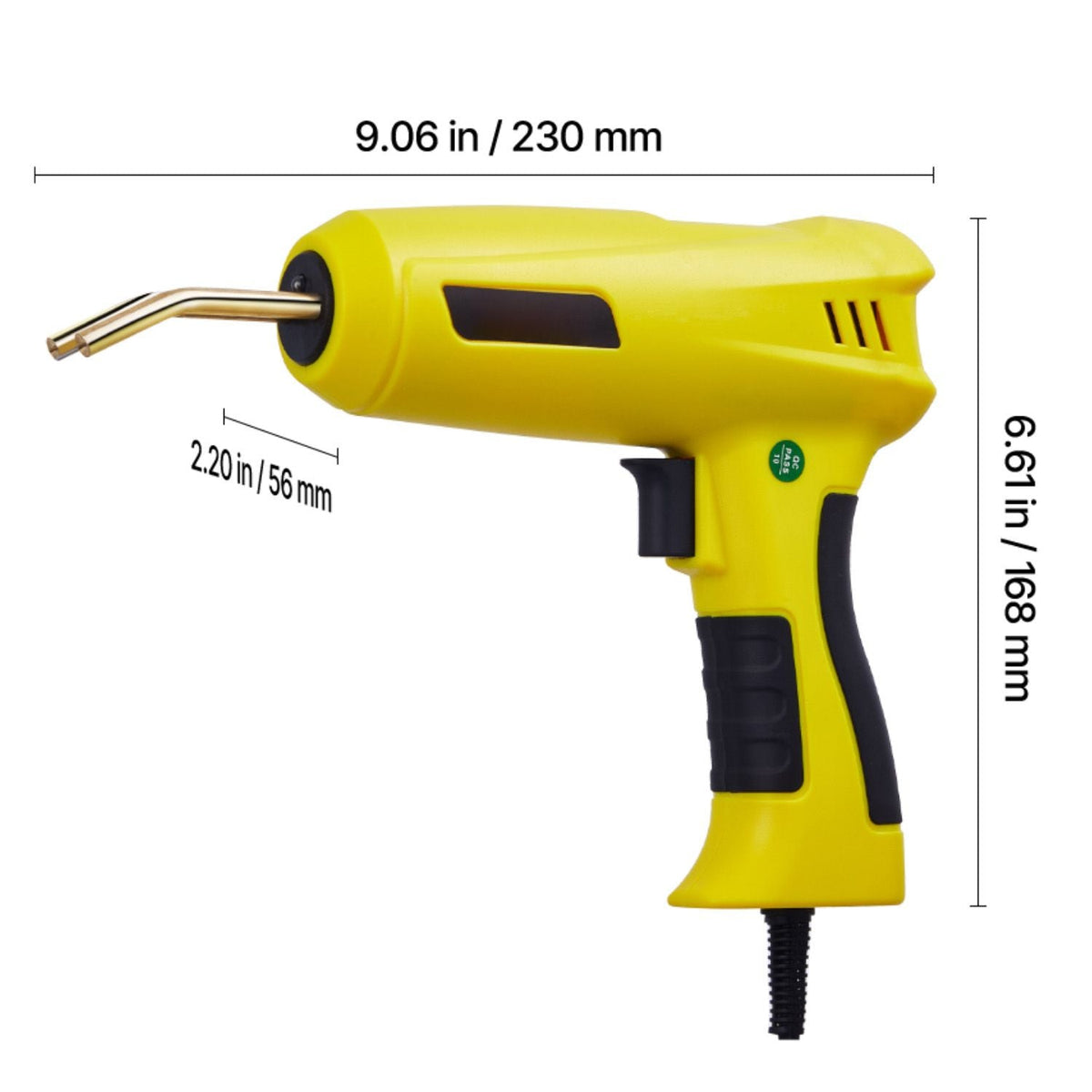 Plastic Welding Kit, 220W Plastic Welder Gun with 800PCS Hot Staples & 56PCS Welding Rods, Professional Hot Staple Welding Gun with LED Light, Carrying Case for Kayak, Toys, Car Bumper Repair