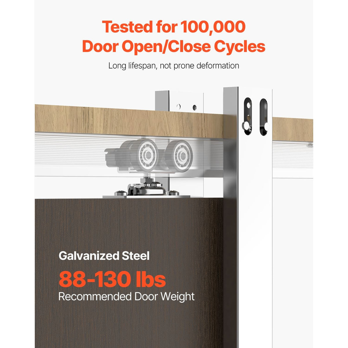 Pocket Door Frame Kit, for 24-32 in Wide 80 in High Door, Pocket Door Kit with Two-Way Soft Close Mechanism, Slide Smoothly Quietly, Easy to Install, Premium Galvanized Steel, for Living Room