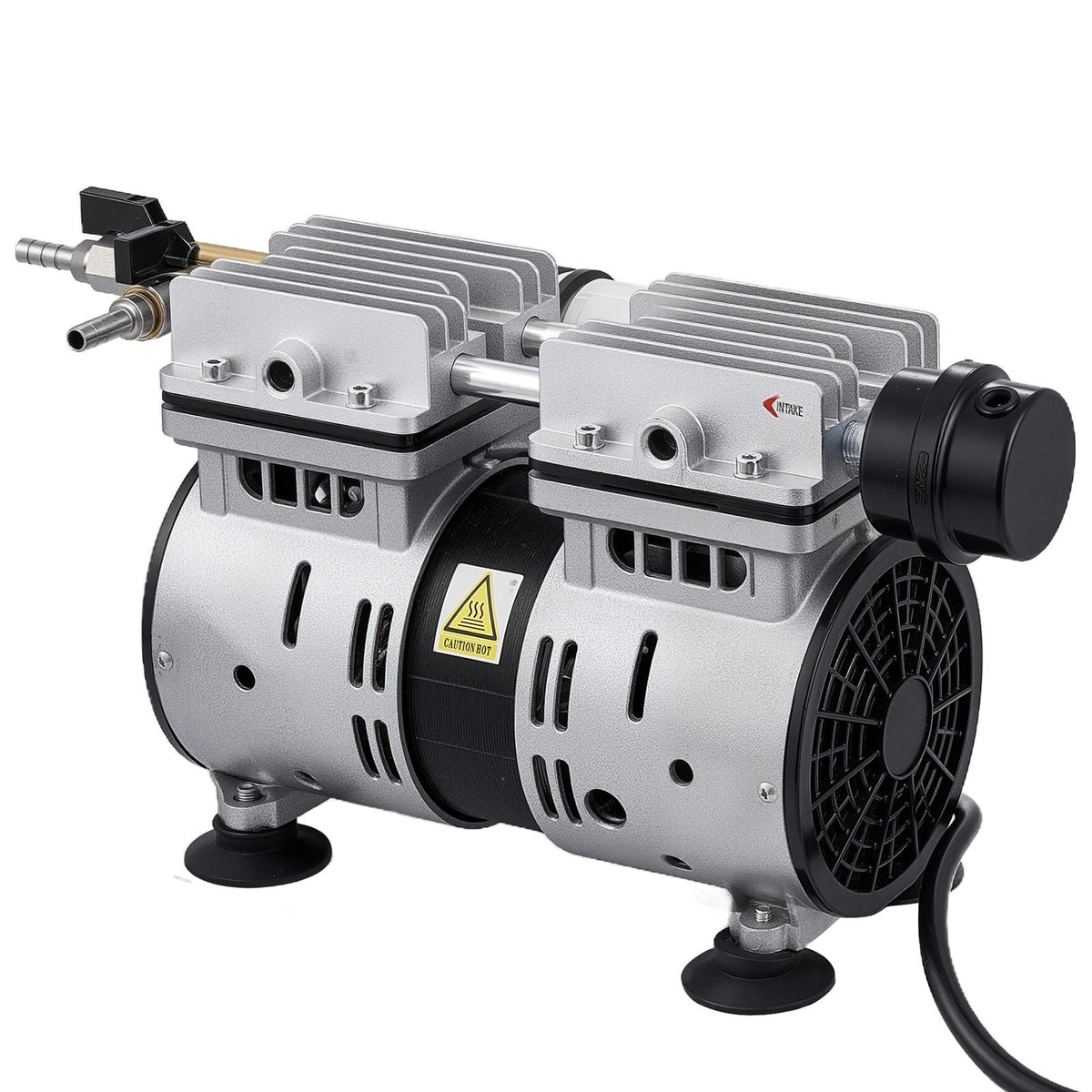 Pond Aerators, 5.2CFM Aeration System for Lake up to 3 Acres, 3/4 HP Air Compressor, 2 Diffusesr & Two100' Weighted Tubings, Aeration Pump for Outdoor Ponds & Lakes Deep Water Oxygen Circulation