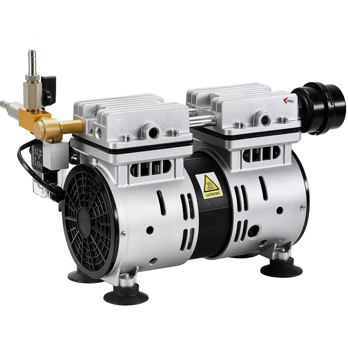 Pond Aerators, 5.2CFM Aeration System for Lakes up to 3 Acres, 3/4 HP Air Compressor, 2 Diffusers & Two 100' Weighted Tubings, Outdoor Pond Aeration Pump for Deep Water Oxygen Circulation