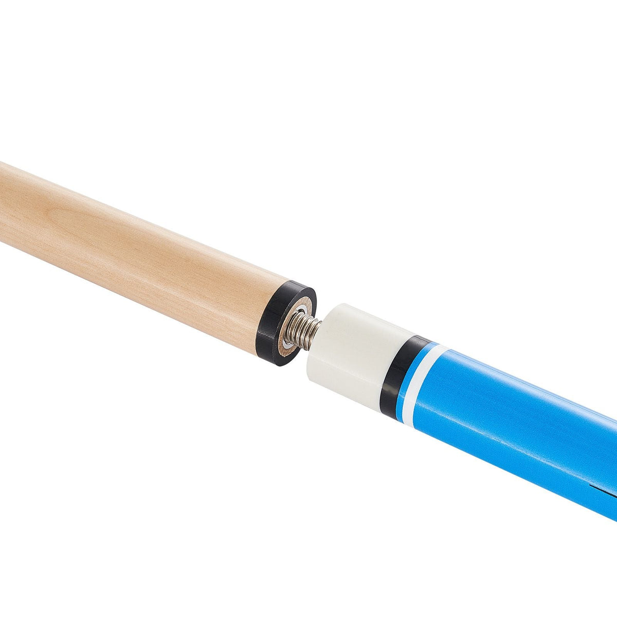 Pool Cue, 4 Pieces Pool Stick, 58 inch Canadian Maple Wood Billiard Pools Stick with ABS Connection Ring, Cues Sticks for Professional Pool Table, Bar, Home, Office, 18 oz, 19 oz, 20 oz, 21 oz