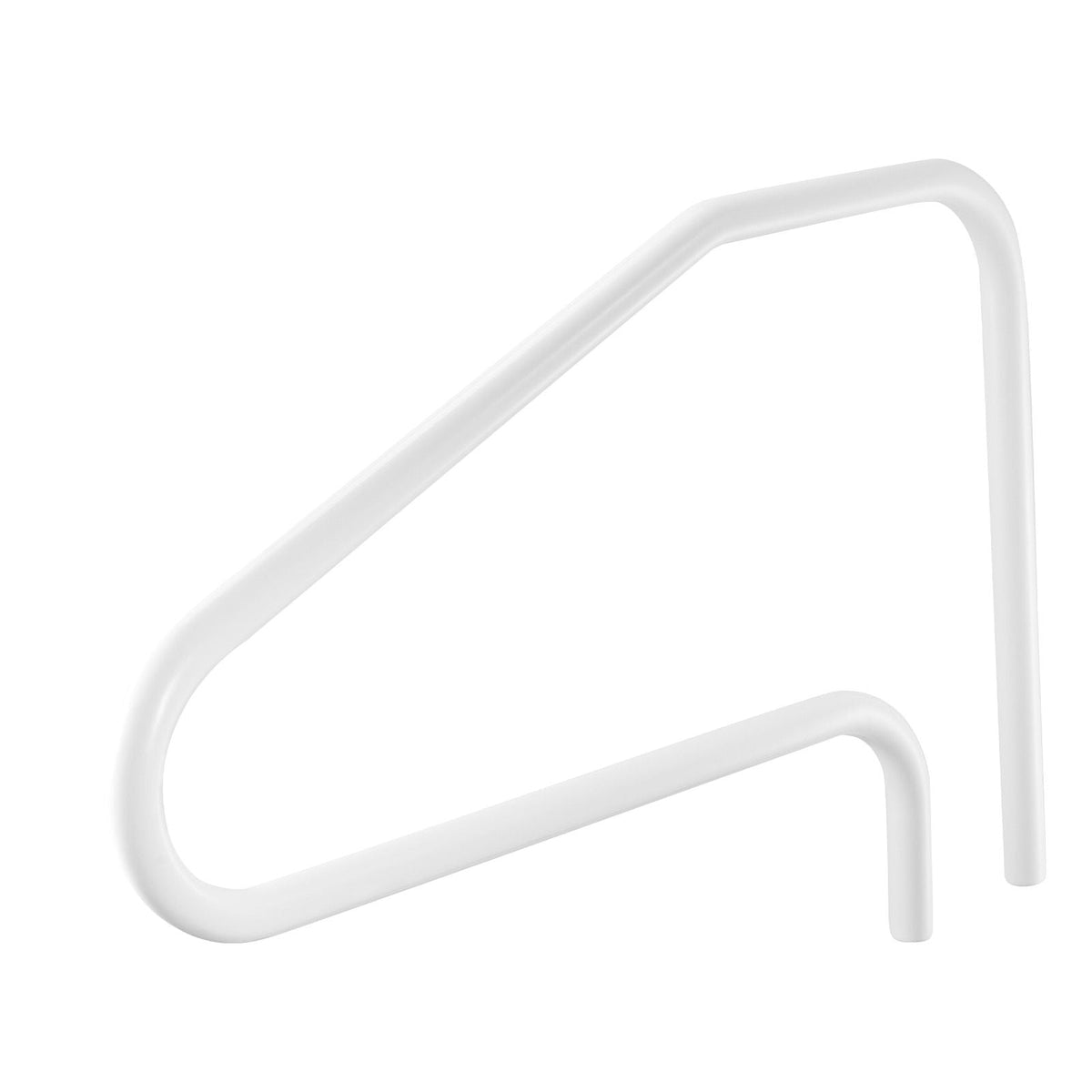 Pool Rail, 48 x 32 inch Pool Handrail, 220 lbs Load Capacity Heavy Duty Stainless Steel Swimming Handrail, Seamless Welding, Recessed or Base Mount, for Poolside, Water Parks, Spa Centers
