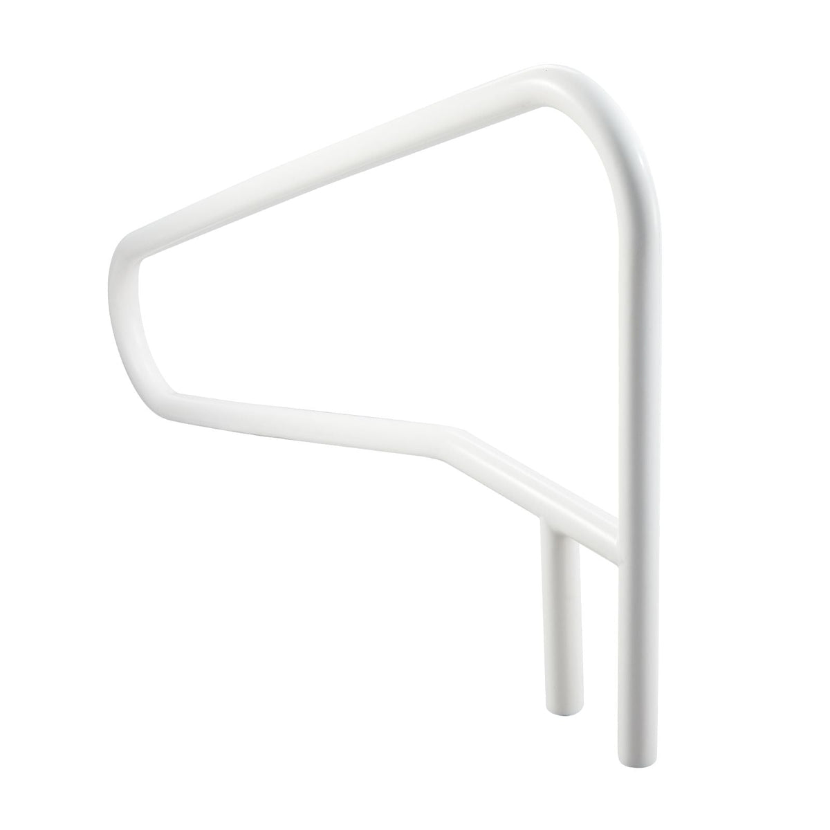 Pool Rail, 54 x 32 inch Pool Handrail, 220 lbs Load Capacity Heavy Duty Stainless Steel Swimming Handrail, Seamless Welding, Recessed or Base Mount, for Poolside, Water Parks, Spa Centers