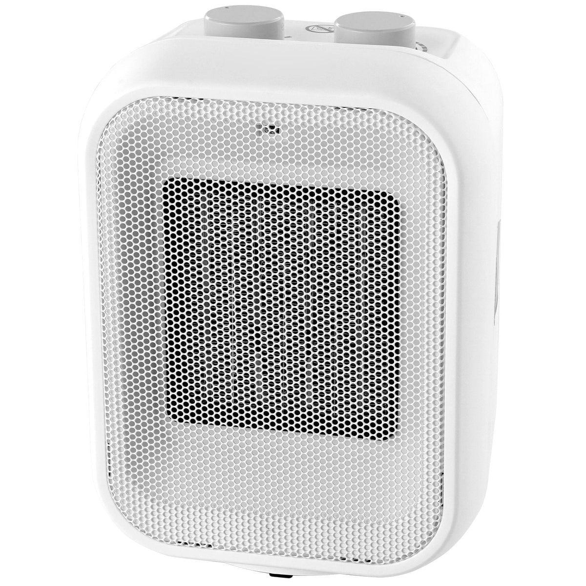 Portable Electric Space Heater with Thermostat, 1000W/1500W 2-Level Adjustable Quiet Ceramic Heater Fan, 9 in Tip-Over Shutdown Flame-Retardant PP Small Heaters for Office Room Desk Indoor Use