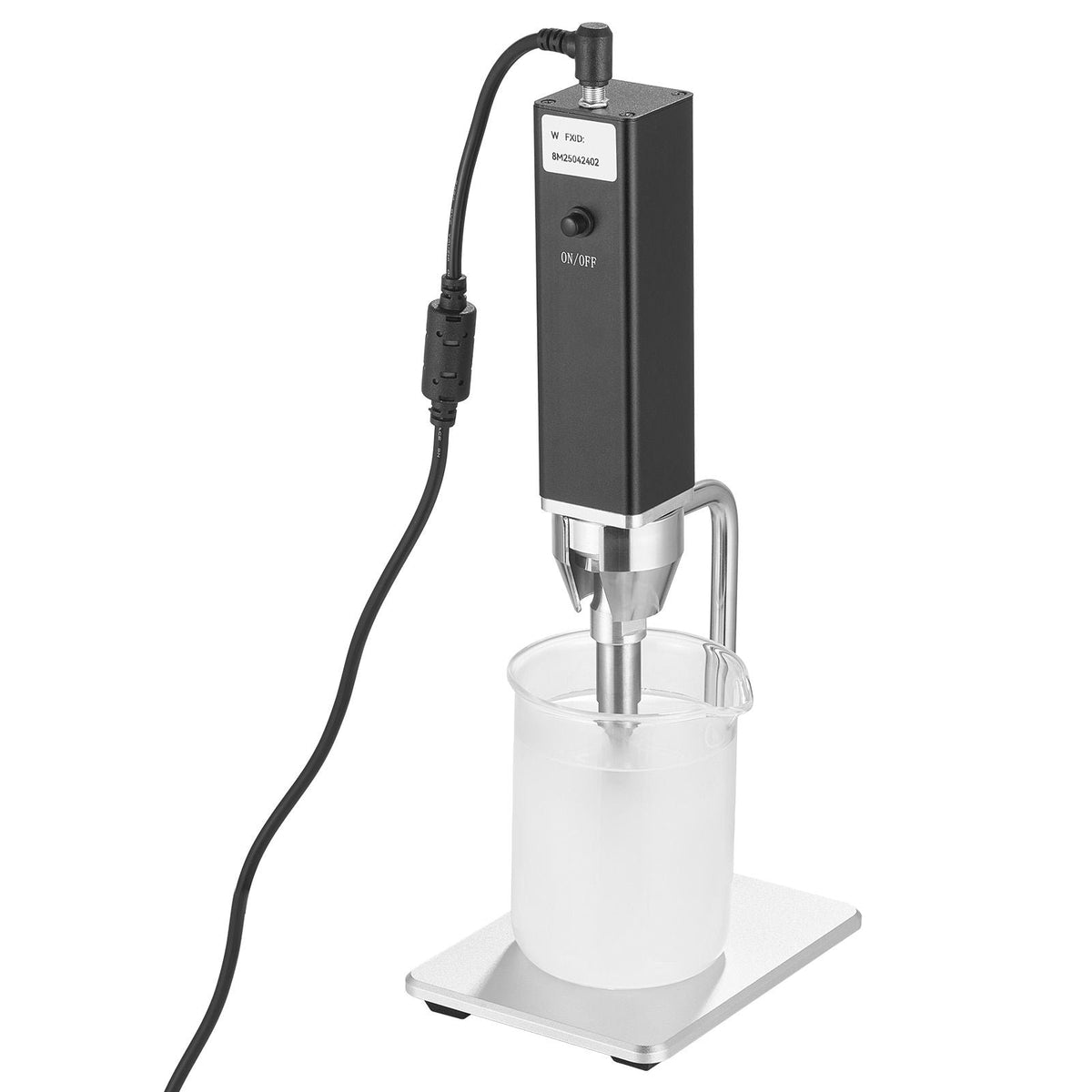 Portable Ultrasonic Homogenizer, 0.3 in Titanium Alloy Probe, 30KHz Ultrasonic Frequency, 50-300ml Capacity, Handheld and Desktop Dual Use, Sonicator Processor Cell Disruptor Mixer with Stand