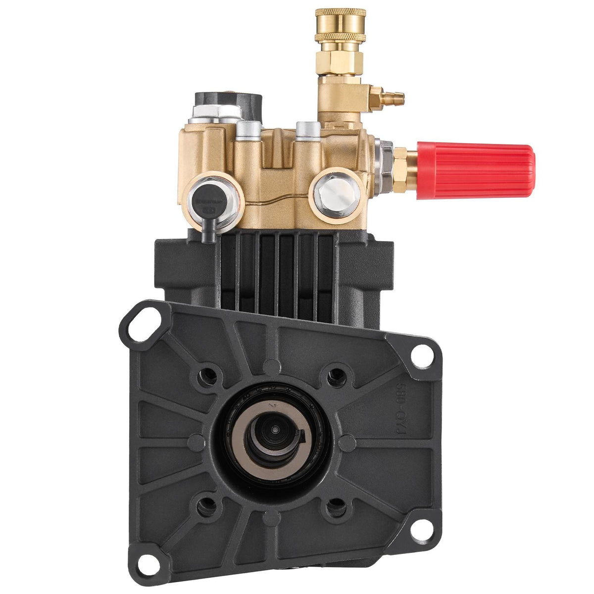 Pressure Washer Pump, 1" Shaft Horizontal Triplex Plunger, 4300 PSI, 4.4GPM, Replacement Power Washer Pumps Kit with 5 Nozzles, Compatible with Simpson MorFlex 40224, 40225, 40226, Santoprene