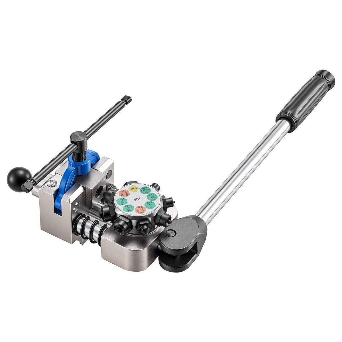 Professional Brake Line Flaring Tool, 45 Degree Double Flare Bubble Flare Tool Kit for 3/16", 1/4", 5/16", 3/8" Copper Aluminum Thin Steel Tubes