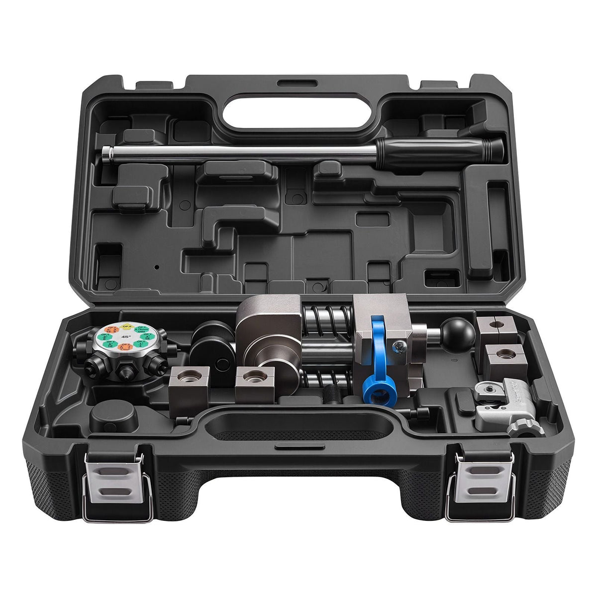 Professional Brake Line Flaring Tool, 45 Degree Double Flare Bubble Flare Tool Kit for 3/16", 1/4", 5/16", 3/8" Copper Aluminum Thin Steel Tubes
