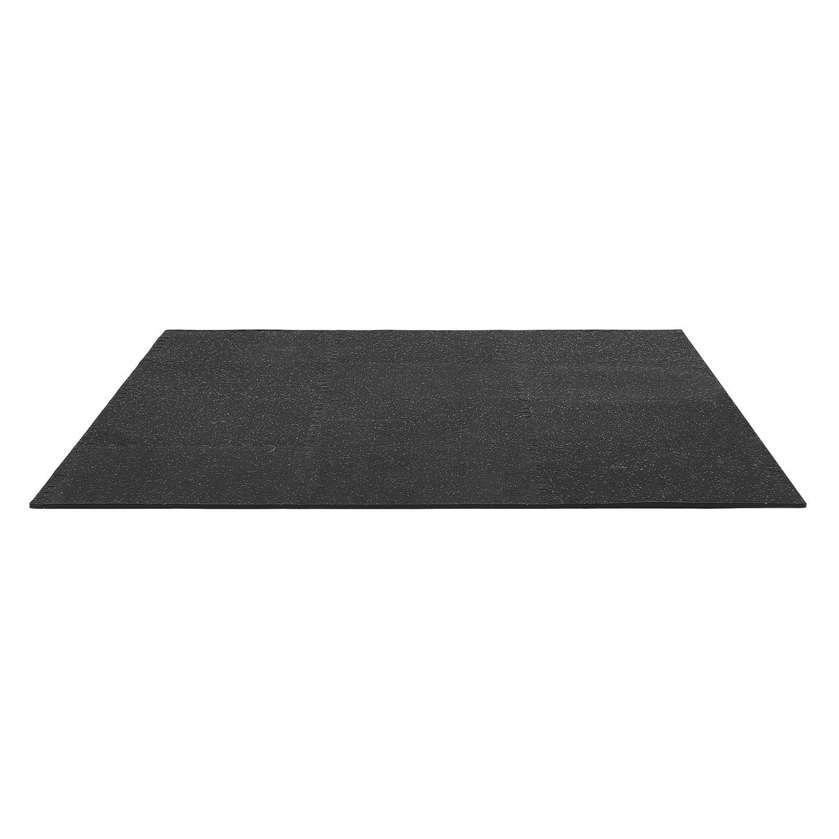 Puzzle Exercise Mat, 12 PCS Fitness Equipment Mats, 24 x 24 x 0.4 in, High-Density EVA Foam Mats Set, Interlocking Rubber Soft Tiles, Protective Floor Padding with Gray Dots for Home Gym Office