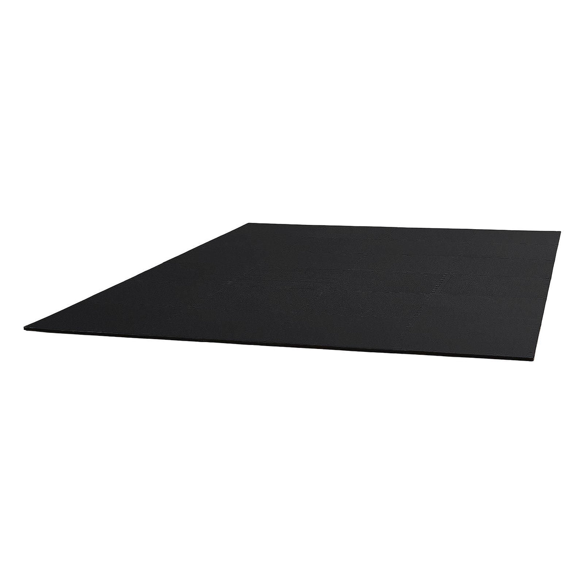 Puzzle Exercise Mat, 24 PCS Fitness Equipment Mats, 24 x 24 x 0.56 in, High-Density EVA Foam Gym Mats Set, Interlocking Rubber Soft Tiles, Protective Floor Padding for Home, Gym, Office, Black