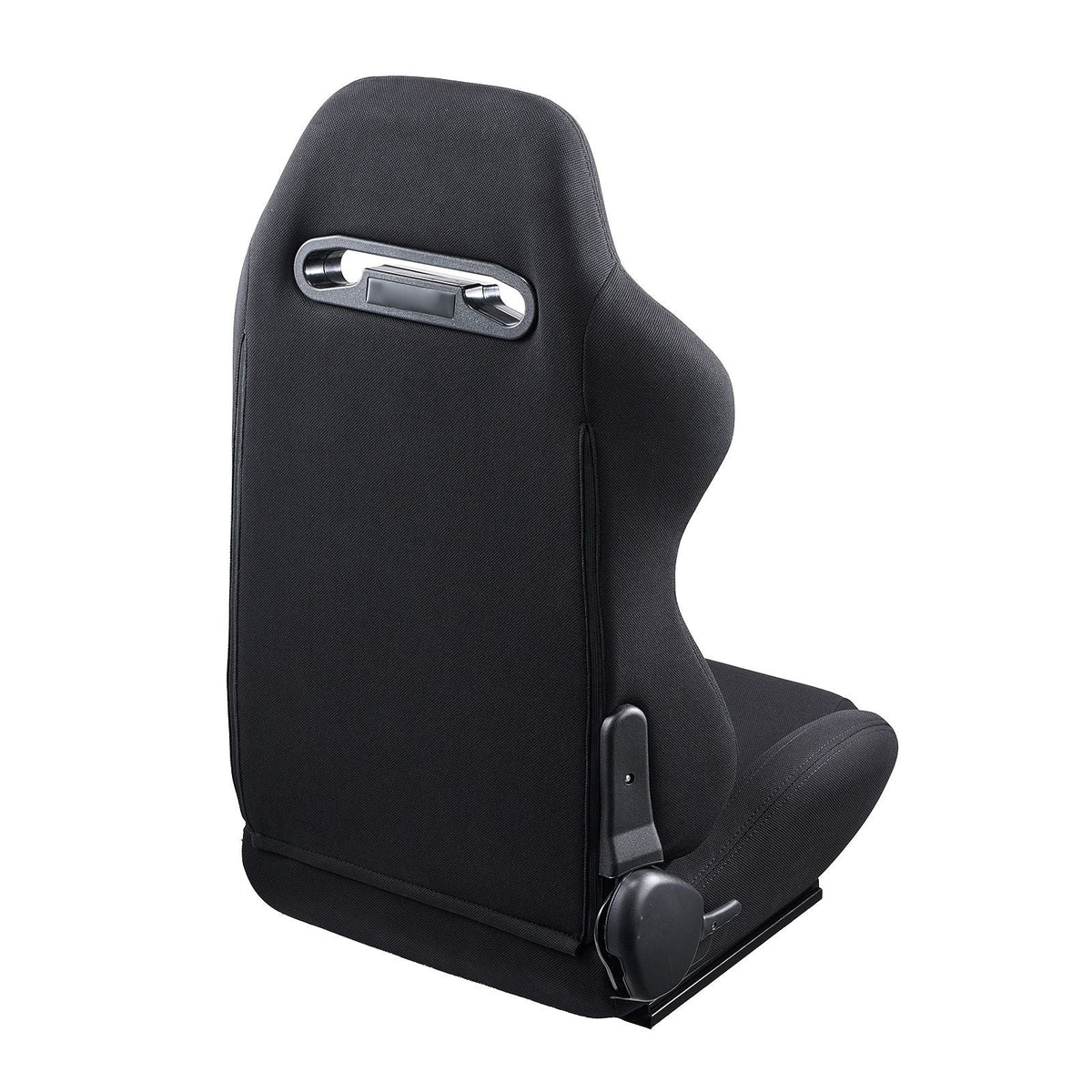 Racing Seat, 2 Set, Adjustable Racing Cockpit with Wide Angle Reclining & High-Resilience Foam, Comfortable Racing Chair with Polyester Fabric & Q235B Slider, Fit for Racing Cars & Go-Karts