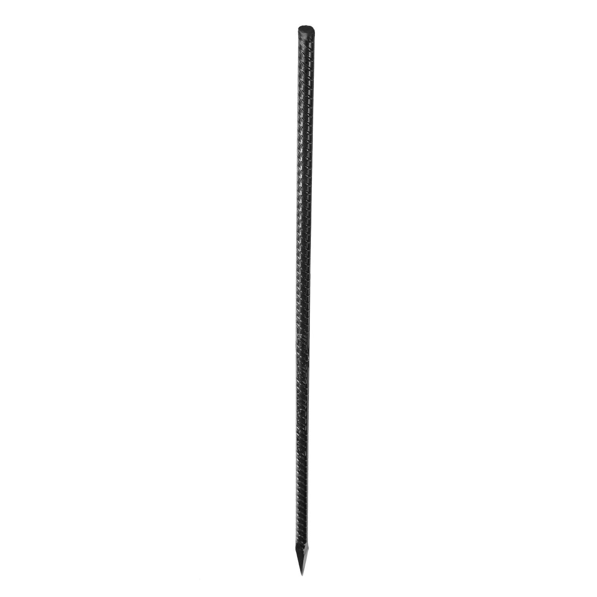 Rebar Stakes, 24-Inch, Heavy-Duty 0.47 in Diameter, Straight Galvanized Steel Ground Anchors with Chisel Point End & Rust-Resistant Coating, for Gardening Support, Fence, Camping Tents (20-Pack)