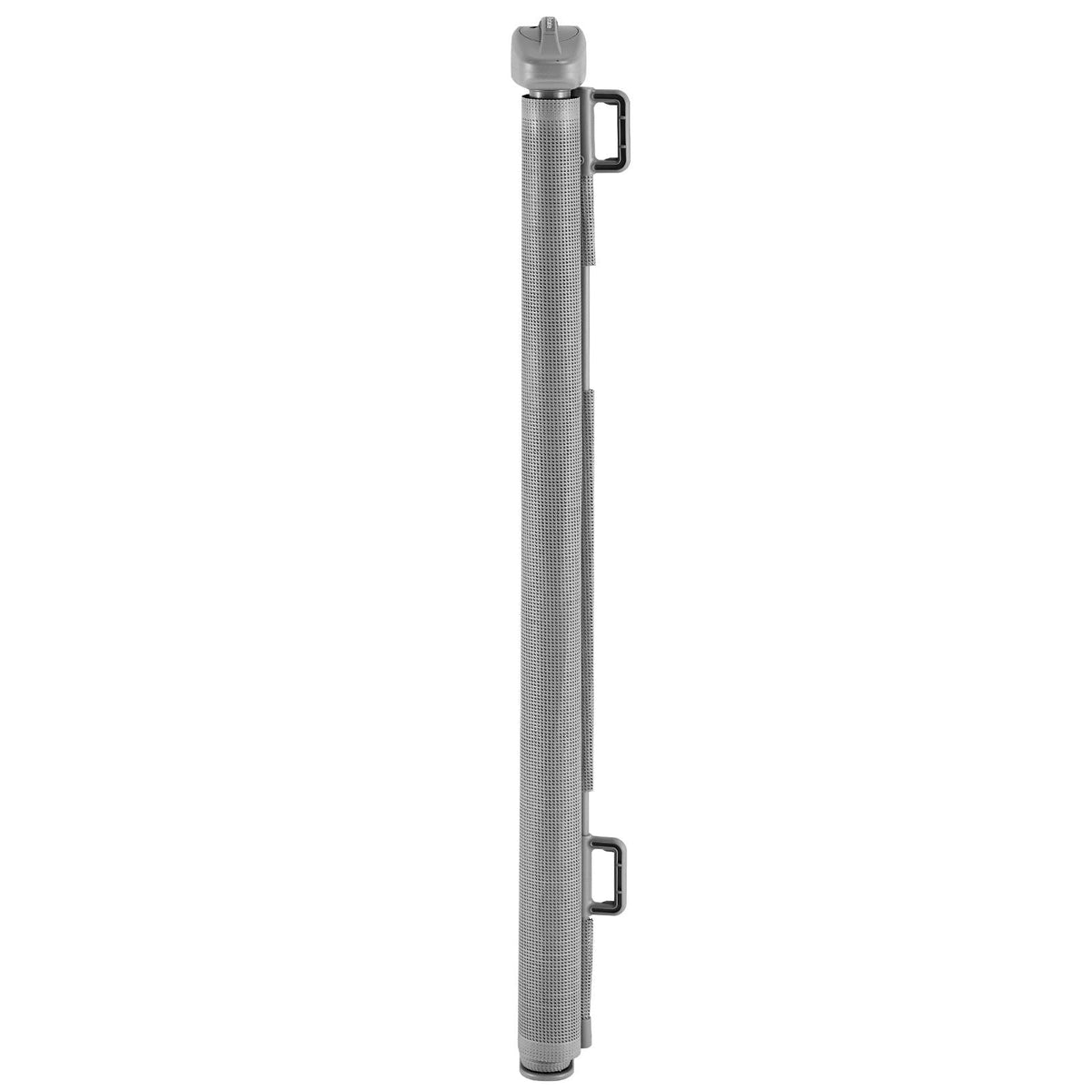 Retractable Baby Gate, Extends to 56.3 inch Wide, 31.3 inch Tall, with Security Lock, Easy to Use, Walk Through Without Tripping, Mesh Dog Gate for Stairs, Hallways, Indoor/Outdoor, Gray