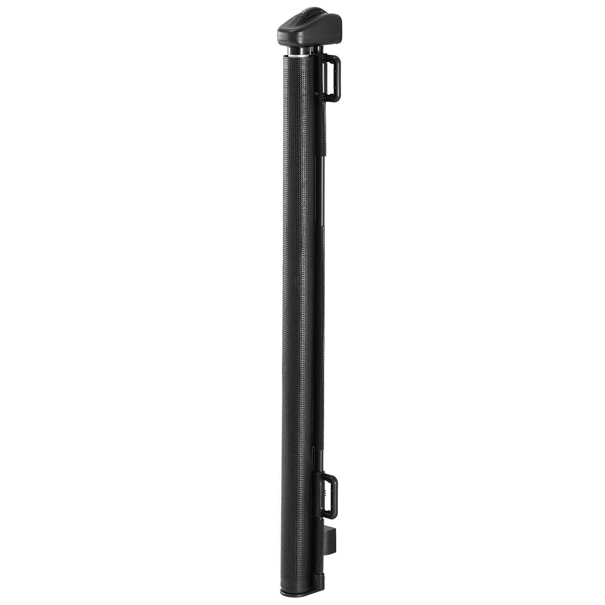 Retractable Baby Gate, Extends to 72.8 inch Wide, 31.3 inch Tall, with Security Lock, Easy to Use, Walk Through Without Tripping, Mesh Dog Gate for Stairs, Hallways, Indoor/Outdoor, Black