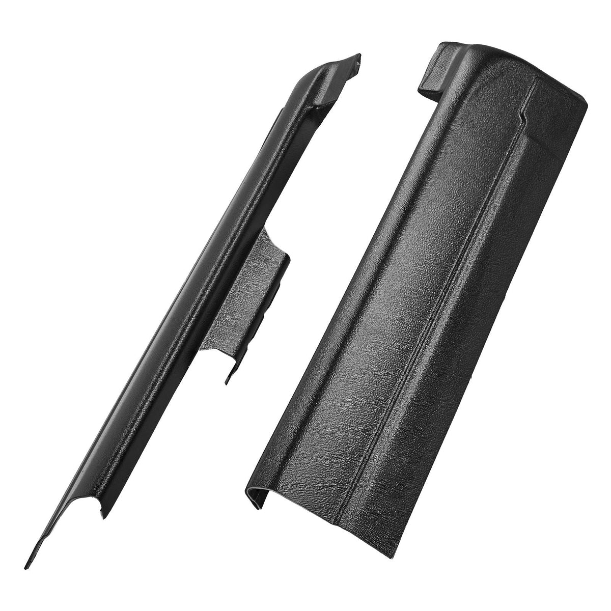 Rocker Panel Guard, 4-Piece Set, Compatible with 1999-2006 Chevrolet Silverado Extended Cab, Replacement for 14089 Trail Armor Side Skirts Extension Body Kit, Driver Side, 3M Adhesive, Black