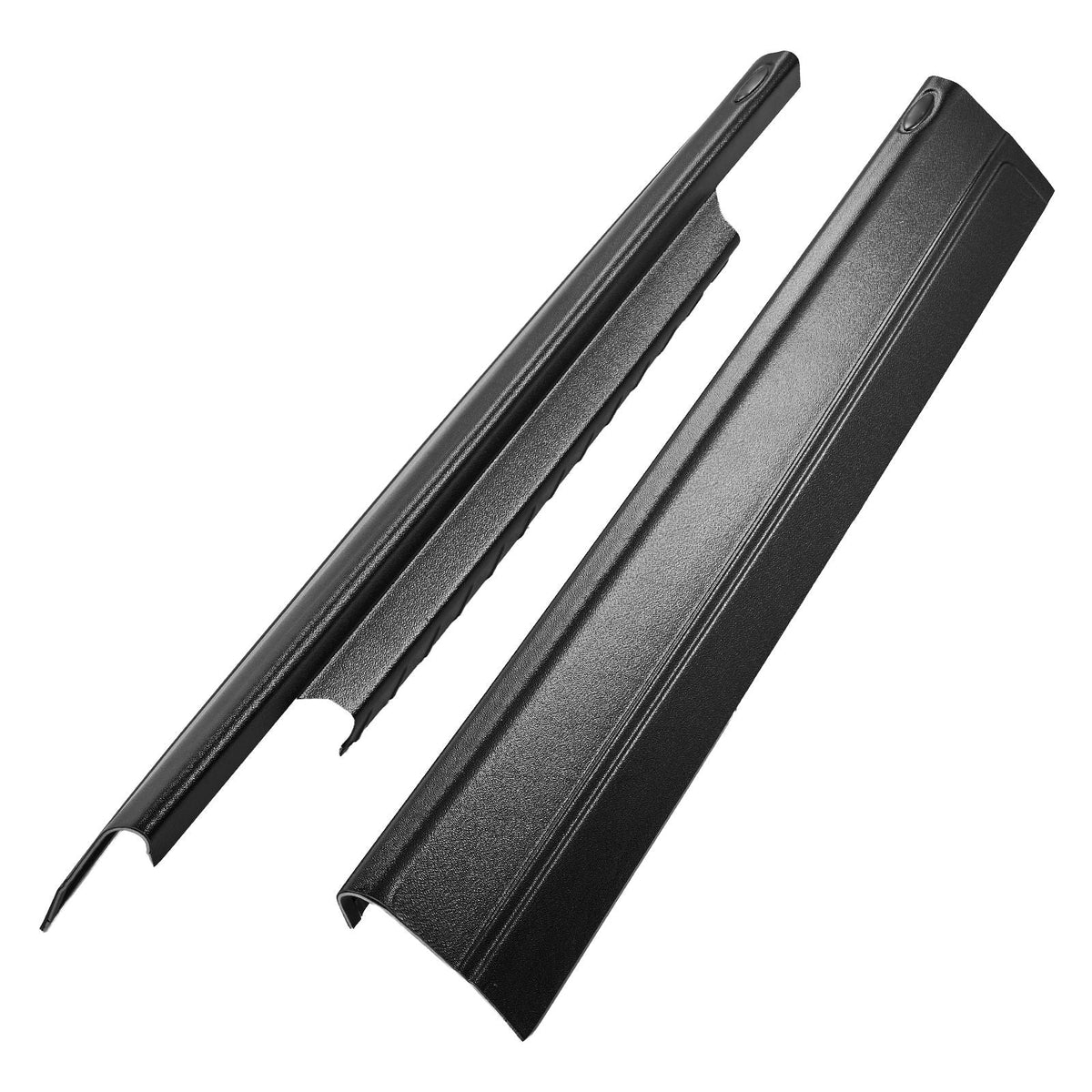 Rocker Panel Guard, 4-Piece Set, Compatible with 1999-2006 Chevrolet Silverado Extended Cab, Replacement for 14089 Trail Armor Side Skirts Extension Body Kit, Driver Side, 3M Adhesive, Black