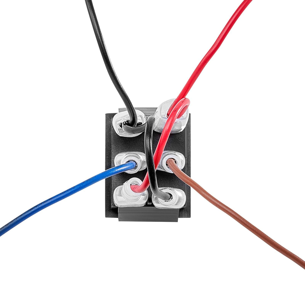 Rocker Switch, 6 Pin Momentary DPDT Rocker Switch, 3-Position (ON)-Off-(ON) Polarity Reversing Switch AC 250V/16A 125V/ 20A for Auto Car Boat Household Appliances