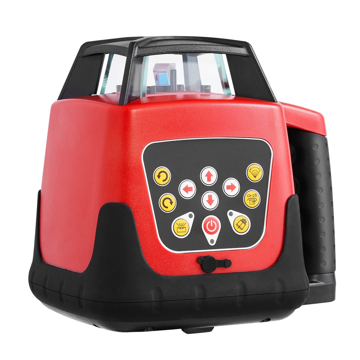 Rotary Laser Level Kit, 1650ft 360-Degree Self Leveling Red Horizontal Laser Transit,with Tripod,Receiver,Remote Control, Scale,Toolcase, IP66 Waterproof, 0.80in/100ft Precision for Construction