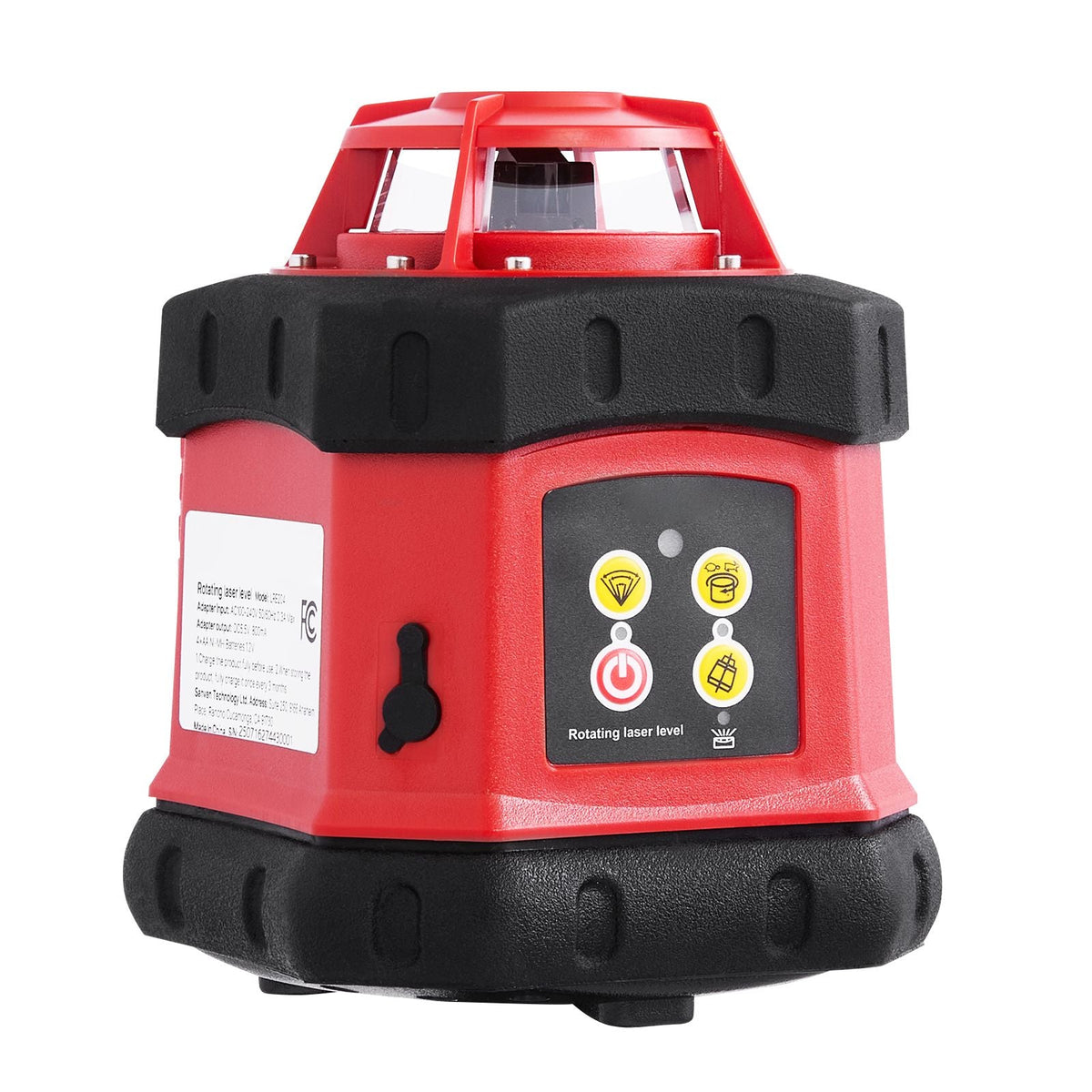 Rotary Laser Level Kit, 984ft 360-Degree Self Leveling Red Horizontal Laser Transit,with Tripod,Receiver,Remote Control, Scale, Toolcase, IP54 Waterproof, 0.12in/100ft Precision for Construction