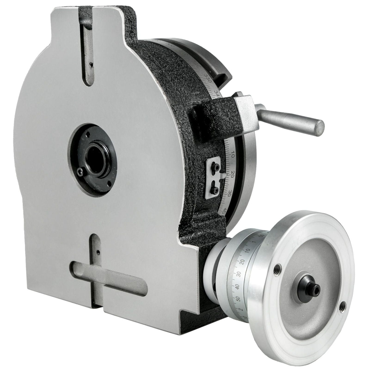 Rotary Table 8 Inch/200 MM Horizontal Vertical Rotary Table 3-Slot Rotary Table for Milling Machine MT-3 Rotary Table for Milling 360 Degrees Precision Rotary Table