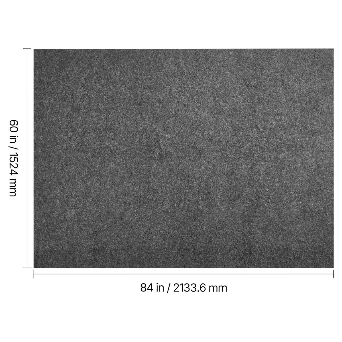 Rug Pad 5 x 7 ft, Non-slip Carpet Area Pad, Rug Mat Padding with Dual Surface Felt Cushion & Rubber Gripper, Hardwood Floor Protection for All Floors, Finishes, Keeps Carpets in Place
