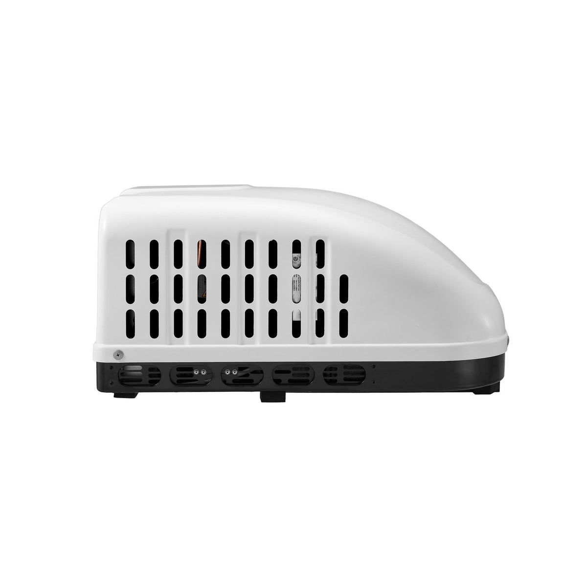 RV Air Conditioner, 15000 BTU Non-Ducted Rooftop RV AC Unit, 65 dB Quiet Design, Including Air Distribution Box, Operation Panel and Installation Hardware, for Campers, Vans, Trailers, White
