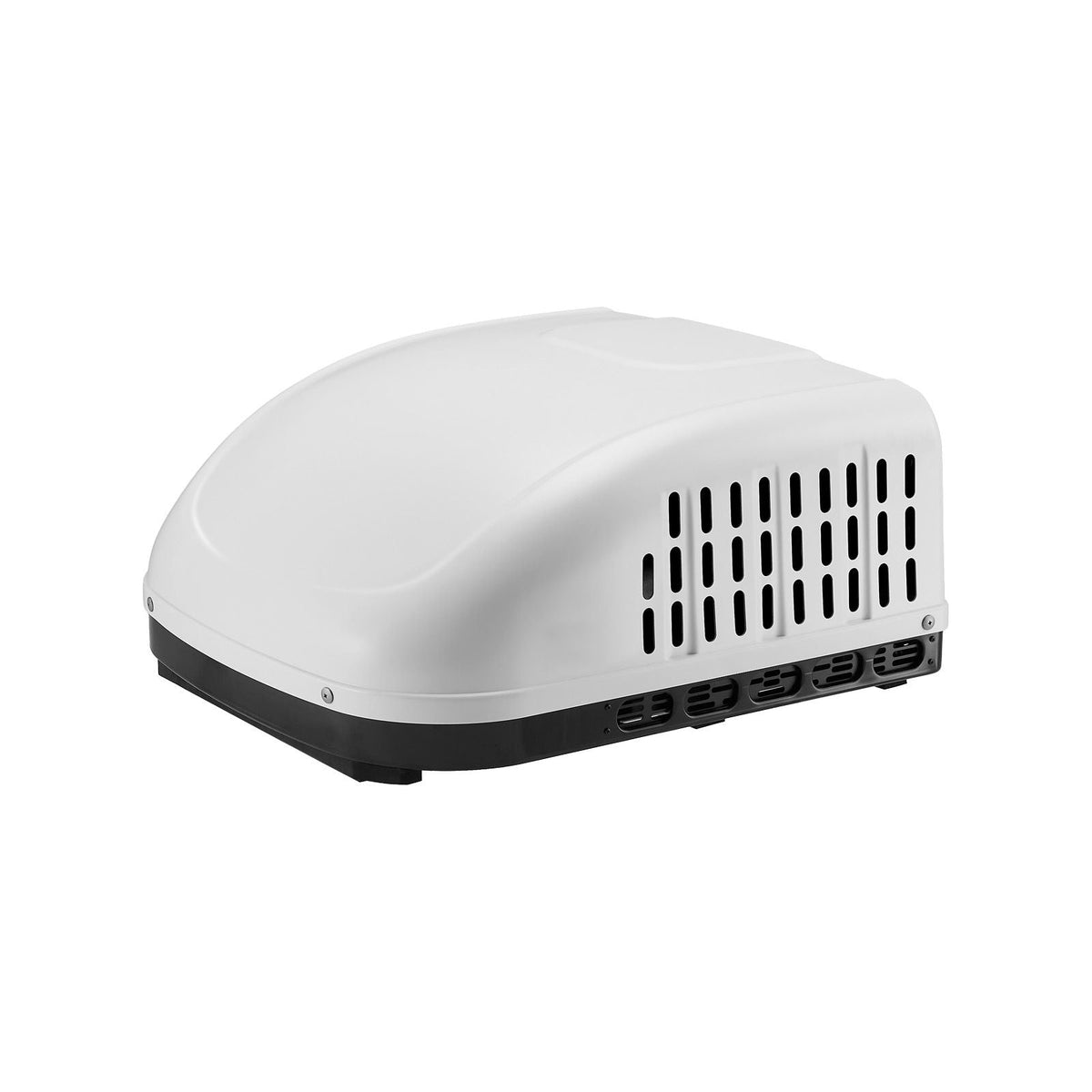 RV Air Conditioner, 15000 BTU Non-Ducted Rooftop RV AC Unit, 65 dB Quiet Design, Including Air Distribution Box, Operation Panel and Installation Hardware, for Campers, Vans, Trailers, White