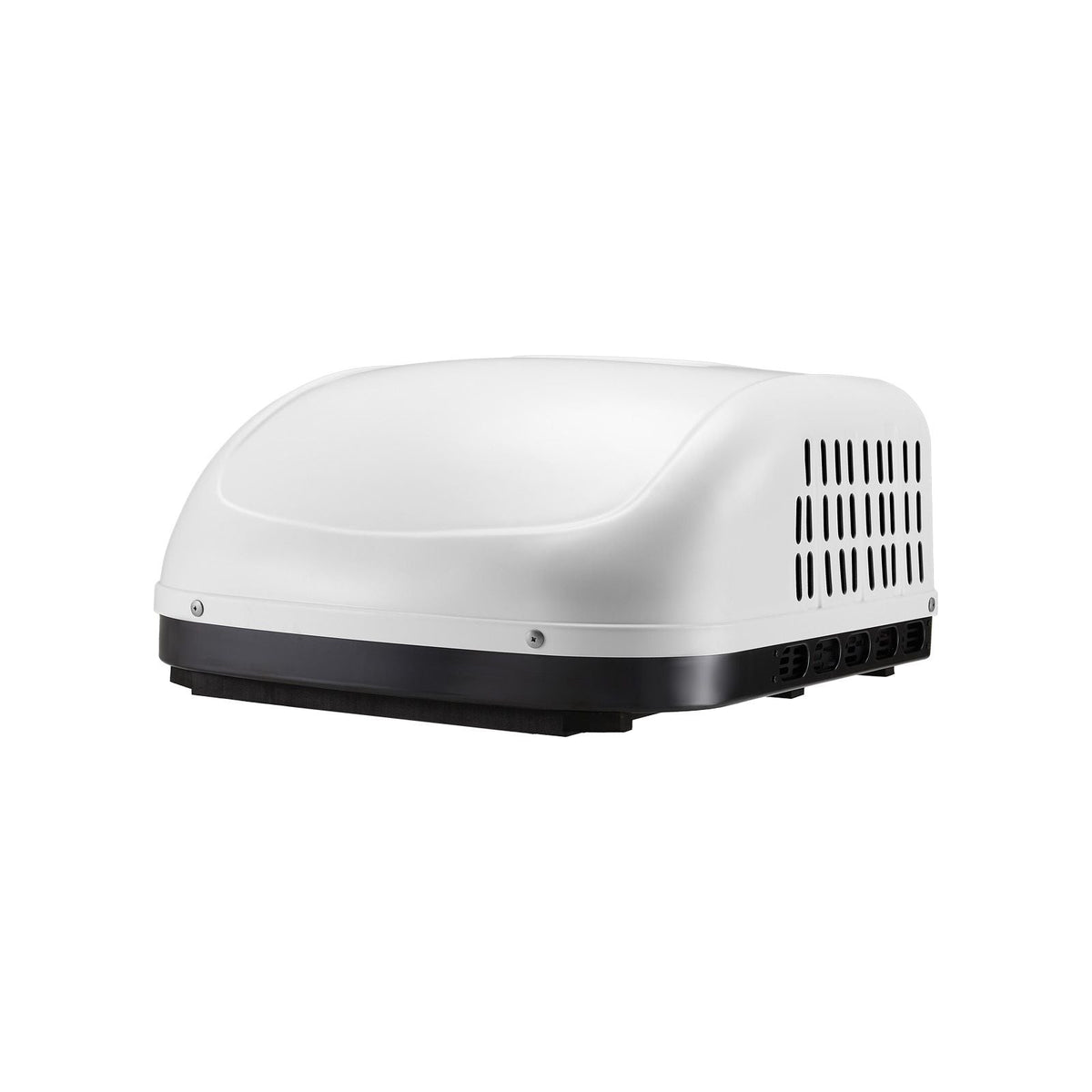 RV Air Conditioner, 15000 BTU Non-Ducted Rooftop RV AC Unit, 65 dB Quiet Design, Including Air Distribution Box, Operation Panel and Installation Hardware, for Campers, Vans, Trailers, White