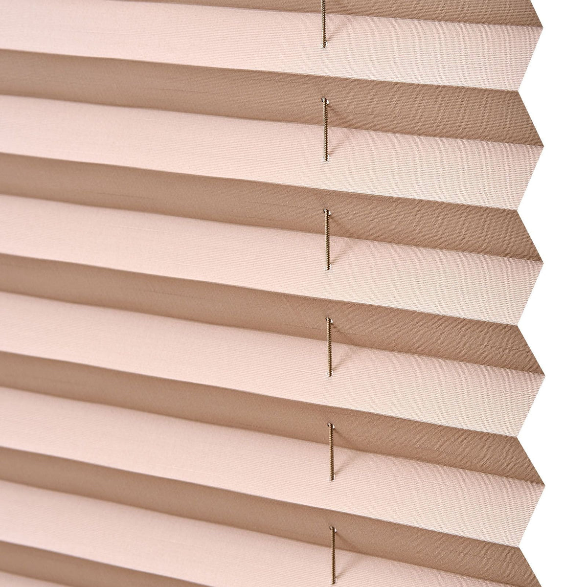 RV Blinds, 62 in x 32 in, RV Pleated Shades, Polyester Fabric, Easy to Clean and Install, Privacy Protection and Sunlight Blocking, for Camper, Travel Trailer, Motorhome Window, Cappuccino