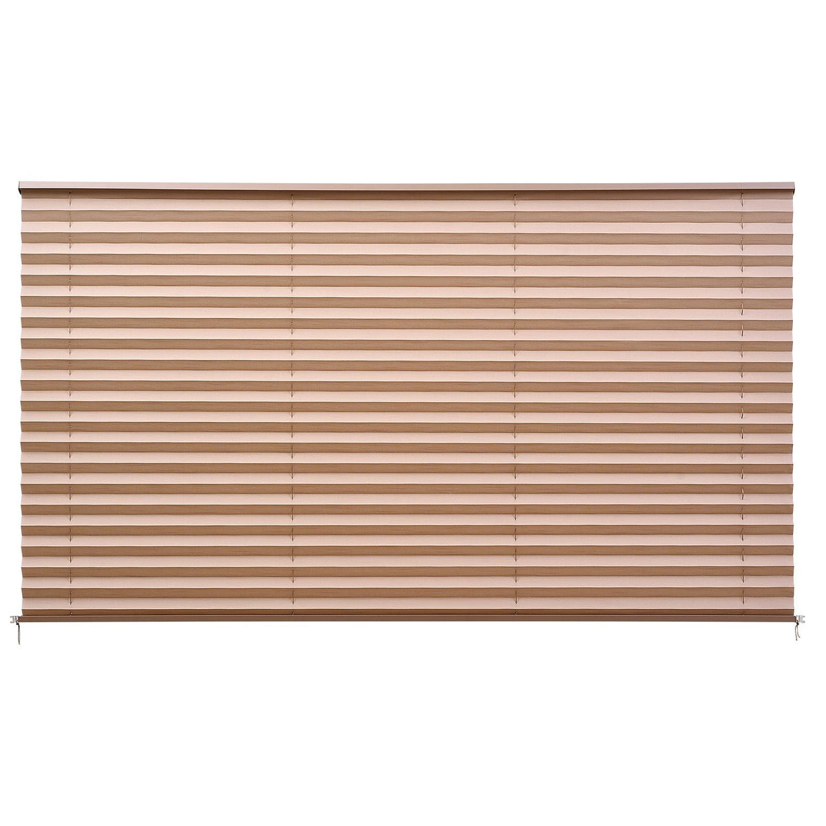 RV Blinds, 62 in x 32 in, RV Pleated Shades, Polyester Fabric, Easy to Clean and Install, Privacy Protection and Sunlight Blocking, for Camper, Travel Trailer, Motorhome Window, Cappuccino