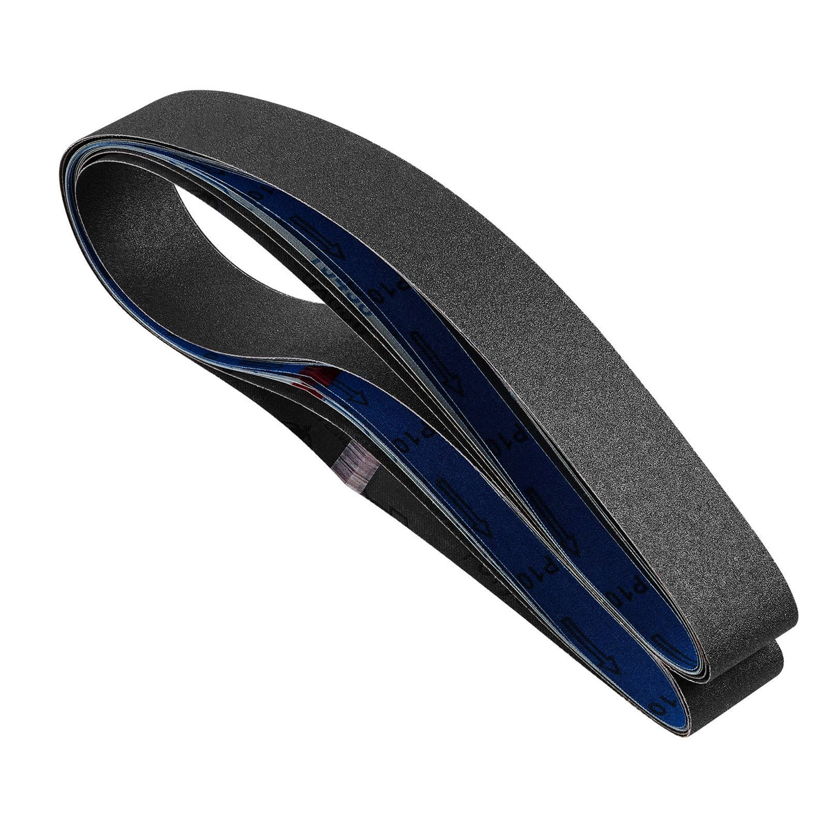 Sanding Belts, 2 x 72-inch Belt Sander Sanding Belts, 6 PCS (Each of 120 240 400 600 800 1000 Grits) Silicon Carbide for Knife Sharpening, Metalworking, Composites, Plastic Finishing