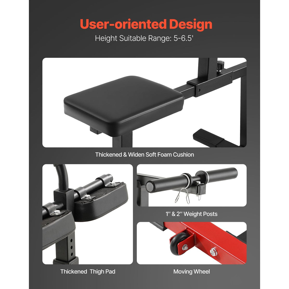 Seated Calf Machine, 440 LBS Capacity Calf Raise Machine, Seated Calf Raise Leg Exercise Home Gym, Calf Workout Training Equipment, Lower Body Specialty Machine, Fit 1/2 inch Weight Plates