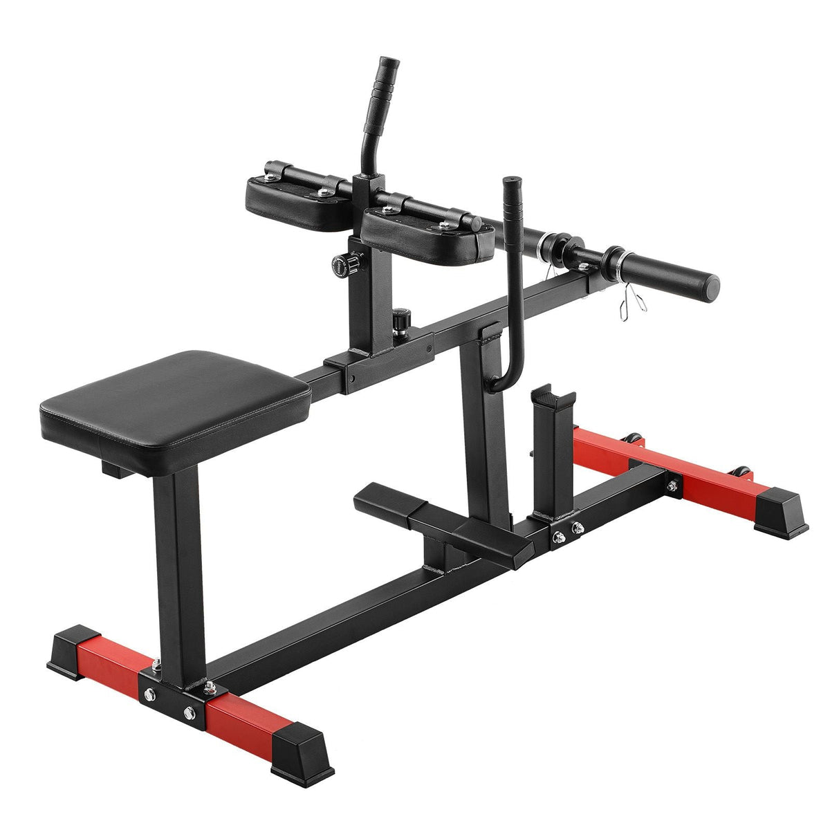 Seated Calf Machine, 440 LBS Capacity Calf Raise Machine, Seated Calf Raise Leg Exercise Home Gym, Calf Workout Training Equipment, Lower Body Specialty Machine, Fit 1/2 inch Weight Plates