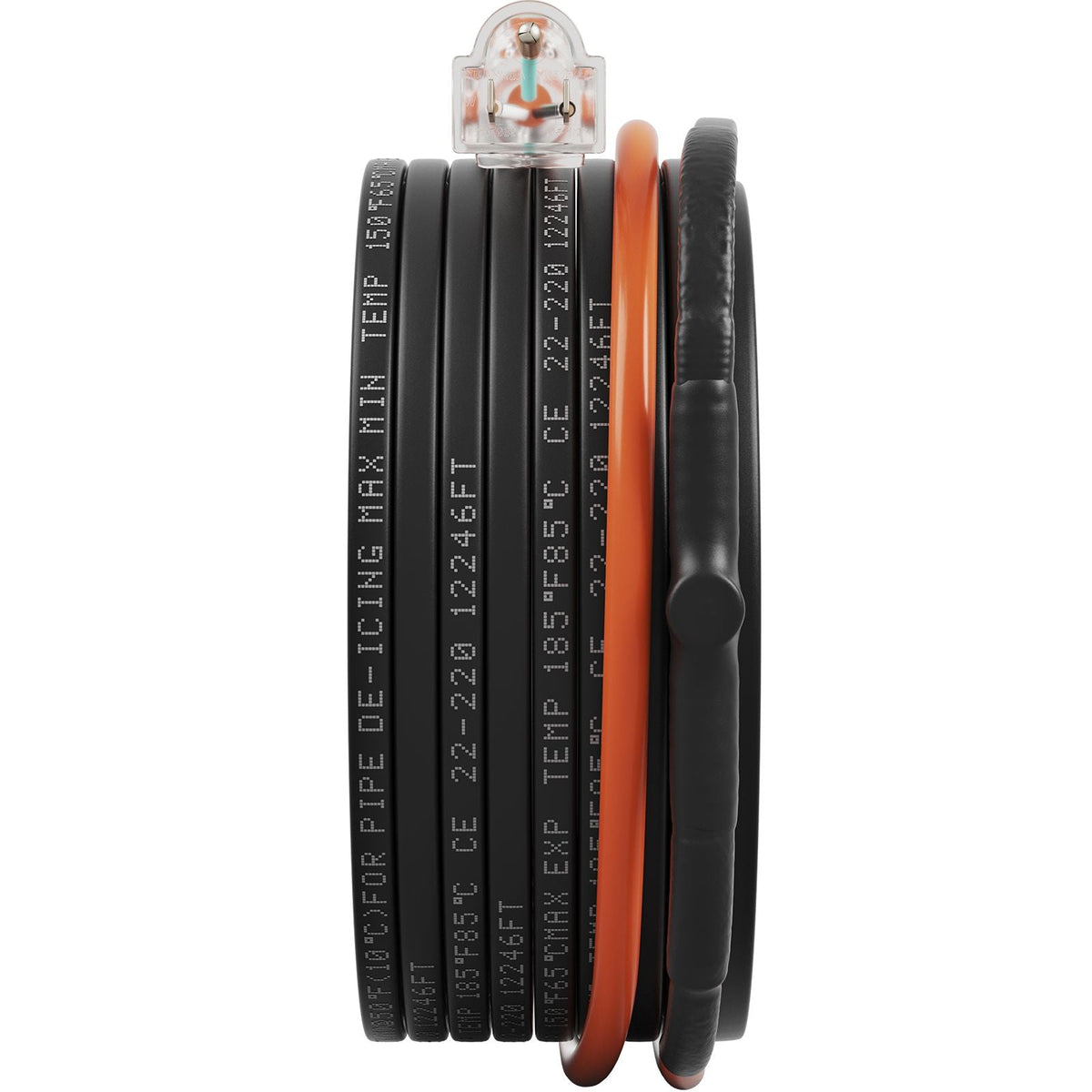 Self-Regulating Pipe Heating Cable, 120-feet 5W/ft Heat Tape for Pipes Freeze Protection, Protects PVC Hose, Metal and Plastic Pipe from Freezing, 120V