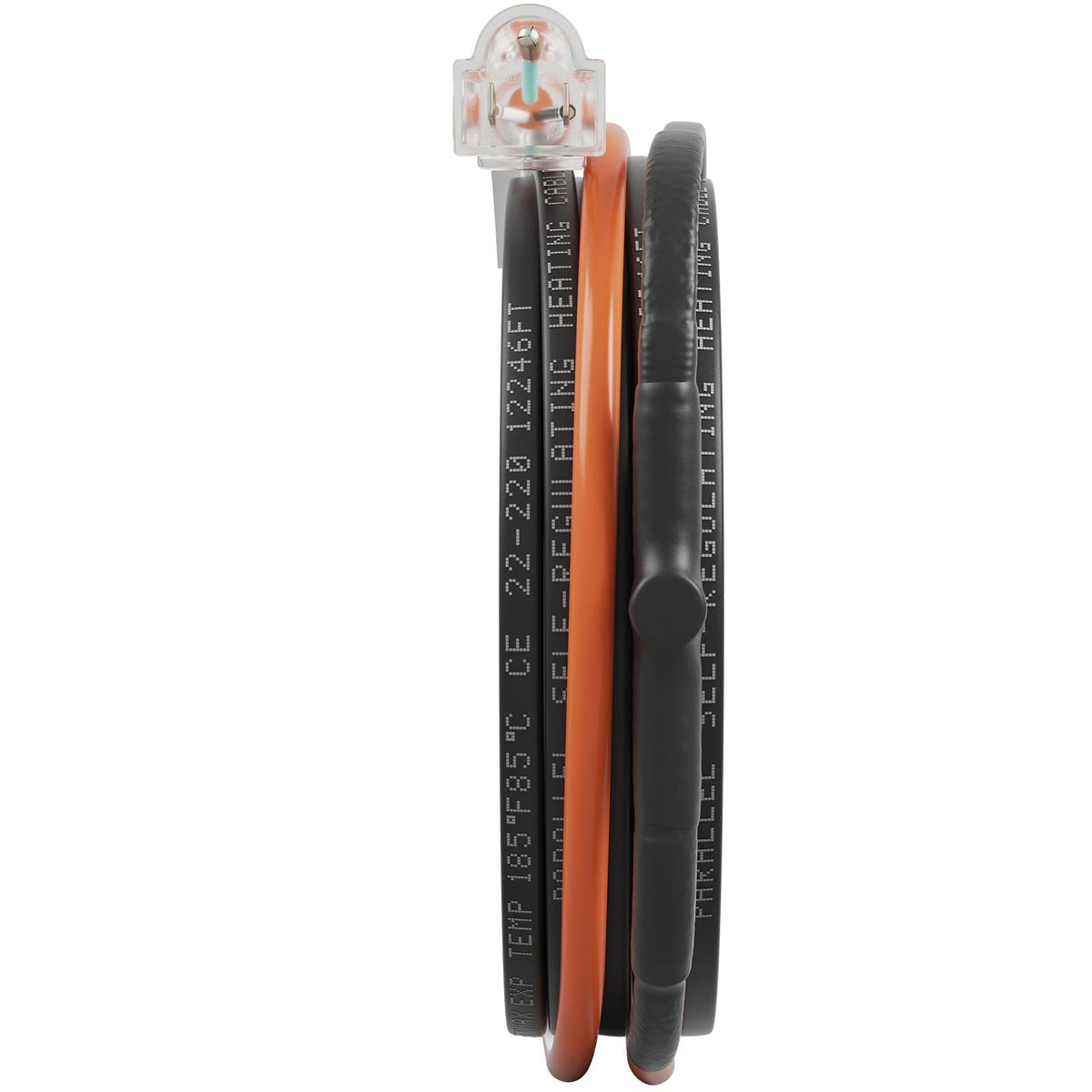 Self-Regulating Pipe Heating Cable, 60-feet 5W/ft Heat Tape for Pipes Freeze Protection, Protects PVC Hose, Metal and Plastic Pipe from Freezing, 120V