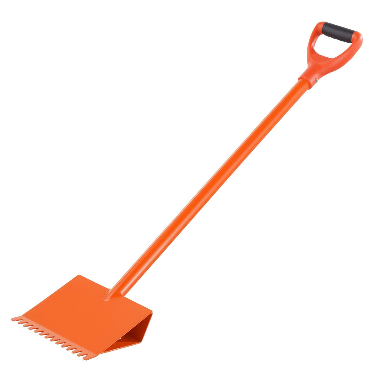 Shingle Shovel 4 Pack, D-Grip Handle Shingle Roof Ripper, High Hardness 45# Steel & Lightweight Easy Tearing Off Roofing & Nails Tool, ideal for Commercial and Residential Use,Orange