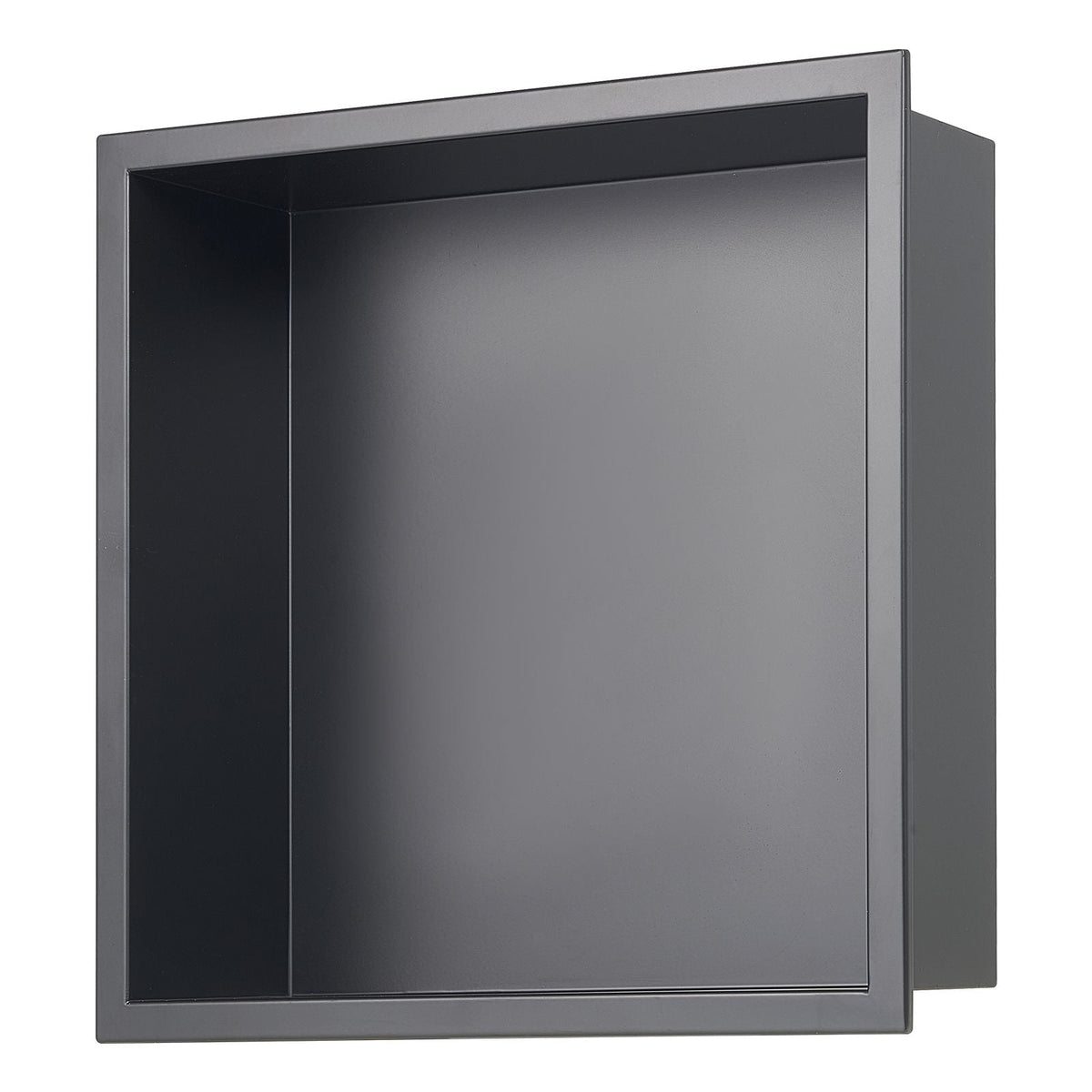 Shower Niche, 13 x 13 x 4 inch Recessed Wall Niche, Heavy-duty Stainless Steel Modern Soap & Shampoo Storage Organizer, Sealed Waterproof, Durable & Easy to Install,Black for Bathroom