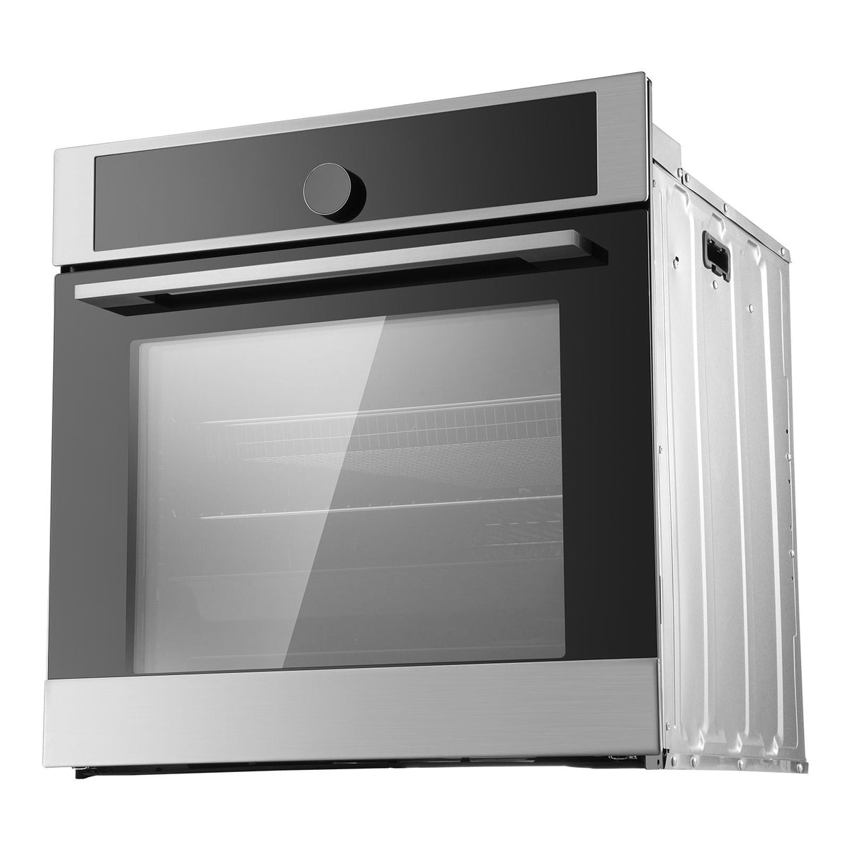 Single Wall Oven, 24" Electric Built-in Wall Oven with 16 Cooking Functions, 2.68 Cu.Ft Electric Wall Ovens with Timer, 3150W Electric Oven with Baking Rack and Tray, for Kitchen