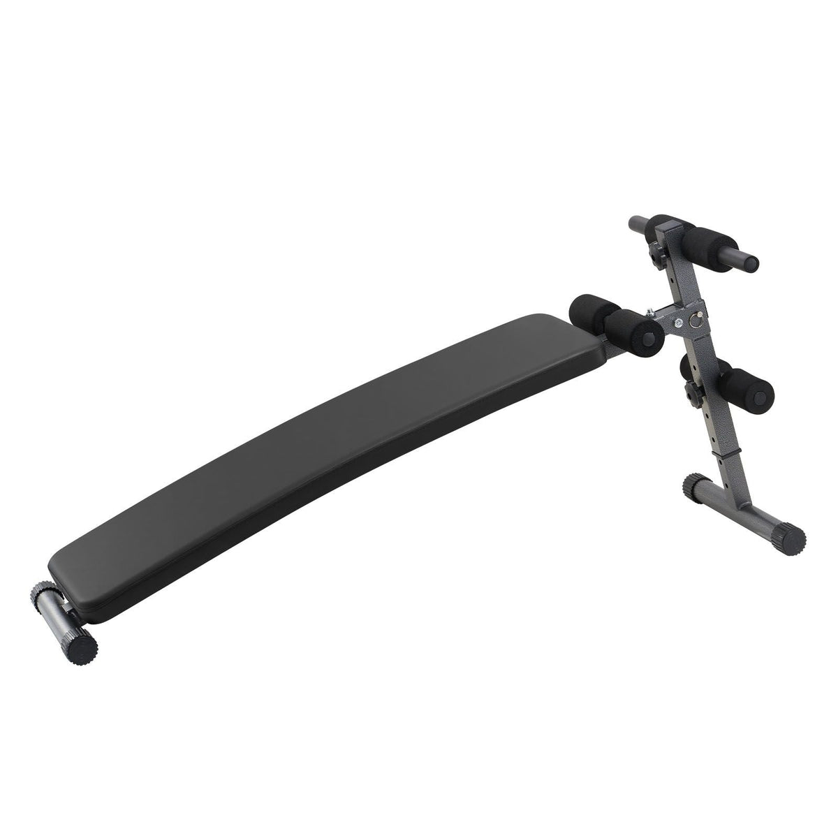 Sit Up Bench, Folding Curved Decline Ab Bench, with 5 Adjustable Height Settings, Heavy-Duty Steel, Non-Slip Design, 500 Lbs Capacity for Home Gym Workouts, Strength Training, Full Body Muscles